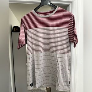 XL rip curl striped t shirt